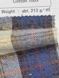 AW1704 Flanell-Karomuster Mit Verdrehtem Fischgrätenmuster[Textilgewebe] SHIBAYA Sub-Foto