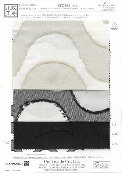 KYC849-D4 Garngefärbter Cut-Jacquard