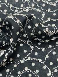 KPL600-DK2-54 60 Rasendruck-Stickereien[Textilgewebe] Uni Textile(Komon Studio) Sub-Foto