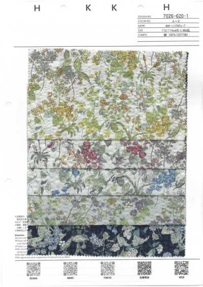 7026-620-1 80er Lawn Miracle Wave kleine botanische Blumen