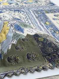 7026-615-6 60 Lawn Ripple Taschentuch Muster[Textilgewebe] HOKKOH Sub-Foto