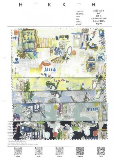 3026-655-2 60er Batist Landscape