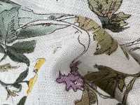 8026-780-1 100 % Leinen Aquarell Blumen[Textilgewebe] HOKKOH Sub-Foto