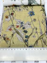 8026-780-1 100 % Leinen Aquarell Blumen[Textilgewebe] HOKKOH Sub-Foto