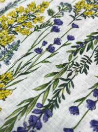 8026-790-1 Leinen Loomstate Gestreifte Blume[Textilgewebe] HOKKOH Sub-Foto