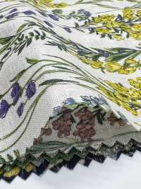 8026-790-1 Leinen Loomstate Gestreifte Blume[Textilgewebe] HOKKOH Sub-Foto