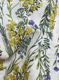 8026-790-1 Leinen Loomstate Gestreifte Blume[Textilgewebe] HOKKOH Sub-Foto