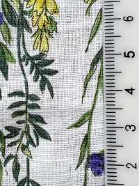 8026-790-1 Leinen Loomstate Gestreifte Blume[Textilgewebe] HOKKOH Sub-Foto