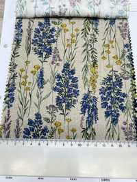 8026-790-1 Leinen Loomstate Gestreifte Blume[Textilgewebe] HOKKOH Sub-Foto