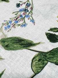 8026-790-2 Leinenwebstuhl Mit Handgemalten Blumen[Textilgewebe] HOKKOH Sub-Foto