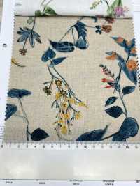 8026-790-2 Leinenwebstuhl Mit Handgemalten Blumen[Textilgewebe] HOKKOH Sub-Foto