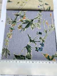 8026-790-2 Leinenwebstuhl Mit Handgemalten Blumen[Textilgewebe] HOKKOH Sub-Foto