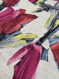 8026-790-3 Leinenwebstuhl Mit Blumenmuster[Textilgewebe] HOKKOH Sub-Foto