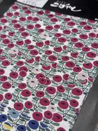 KTS7102 Breittuch Bonbon Hana Print[Textilgewebe] Sub-Foto