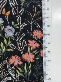 KTS7114 Leinen-Loomstate Mit Blumendruck[Textilgewebe] Sub-Foto