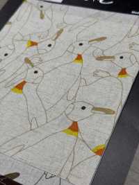 KTS7116 Leinen-Webstuhl Mit Dichtem Pinguin-Print[Textilgewebe] Sub-Foto