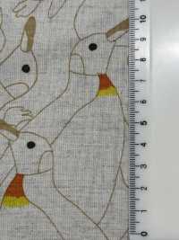 KTS7116 Leinen-Webstuhl Mit Dichtem Pinguin-Print[Textilgewebe] Sub-Foto