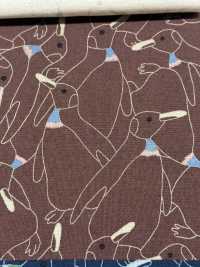 KTS7116 Leinen-Webstuhl Mit Dichtem Pinguin-Print[Textilgewebe] Sub-Foto