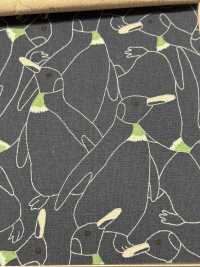 KTS7116 Leinen-Webstuhl Mit Dichtem Pinguin-Print[Textilgewebe] Sub-Foto