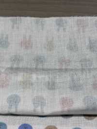 KTS3217 Doppelter Gaze-Kaninchen-Druck[Textilgewebe] Sub-Foto