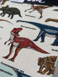KTS6036 Twill-Dinosaurier-Print[Textilgewebe] Sub-Foto