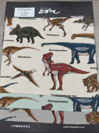 KTS6036 Twill-Dinosaurier-Print[Textilgewebe] Sub-Foto