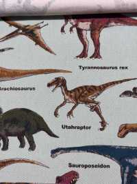 KTS6036 Twill-Dinosaurier-Print[Textilgewebe] Sub-Foto