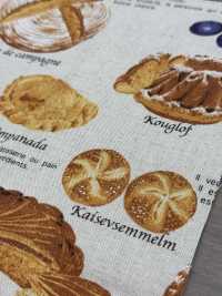 KTS6817 Leinen Leinen Canvas Brot Süßigkeiten Druck[Textilgewebe] Sub-Foto