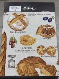 KTS6817 Leinen Leinen Canvas Brot Süßigkeiten Druck[Textilgewebe] Sub-Foto