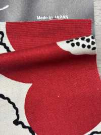 UP5928 Leinen Leinen Canvas Pfirsich Blumendruck[Textilgewebe] Sub-Foto