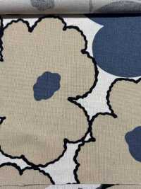 UP5928 Leinen Leinen Canvas Pfirsich Blumendruck[Textilgewebe] Sub-Foto