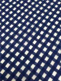 KKF7906-D1 T/C Check Organza[Textilgewebe] Uni Textile(Komon Studio) Sub-Foto
