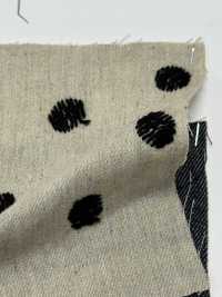 ON43698ID Leinen-Denim-ähnliche Stickerei, 4-Zoll-Punkt (Indigo-Stil)[Textilgewebe] Oharayaseni Sub-Foto