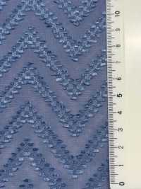 KKF4190-D300 Schnittmuster D300 Chiffon-Jacquard[Textilgewebe] Uni Textile(Komon Studio) Sub-Foto