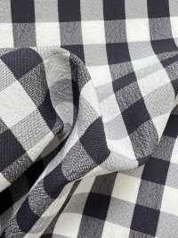 KKF1940CD-W-D2 Weites Seersucker-Karo[Textilgewebe] Uni Textile(Komon Studio) Sub-Foto