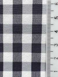 KKF1940CD-W-D2 Weites Seersucker-Karo[Textilgewebe] Uni Textile(Komon Studio) Sub-Foto