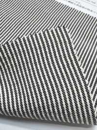 KKF4055-W-D1 Hohl Aero Twill Streifen Breite Breite[Textilgewebe] Uni Textile(Komon Studio) Sub-Foto