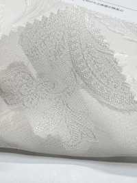 KKF4190-D301 Chiffon-Schnitt-Jacquard[Textilgewebe] Uni Textile(Komon Studio) Sub-Foto