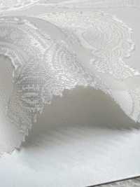 KKF4190-D301 Chiffon-Schnitt-Jacquard[Textilgewebe] Uni Textile(Komon Studio) Sub-Foto