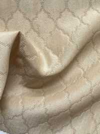 KKF4955-W-D2 Heller Gesteppter Jacquard[Textilgewebe] Uni Textile(Komon Studio) Sub-Foto