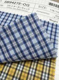 SB94275-OG 100/2 Tartan-Karo[Textilgewebe] SHIBAYA Sub-Foto
