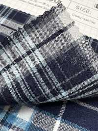 SB94278-OG 40/- Blauer Scheck[Textilgewebe] SHIBAYA Sub-Foto