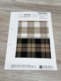 SB4H3005 Baumwollgarngefärbter Voile-Lawn-Check[Textilgewebe] SHIBAYA Sub-Foto