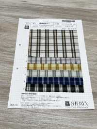 SB4H2027 Baumwolle & ECOPET Washed Check[Textilgewebe] SHIBAYA Sub-Foto