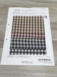 35524 32 Einzelfaden-Baumwoll-Dobby Ombre Check[Taste] SUNWELL Sub-Foto