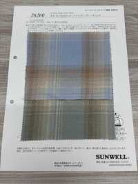 26260 OLD SLUB10s Baumwolltwill Ombre Check[Textilgewebe] SUNWELL Sub-Foto