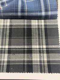 CH-6347 Vintage-Karomuster Aus Aufgerautem Twill[Textilgewebe] Kuwamura Textil Sub-Foto