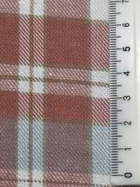 CH-6347 Vintage-Karomuster Aus Aufgerautem Twill[Textilgewebe] Kuwamura Textil Sub-Foto
