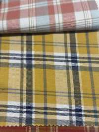 CH-6347 Vintage-Karomuster Aus Aufgerautem Twill[Textilgewebe] Kuwamura Textil Sub-Foto