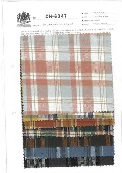 CH-6347 Vintage-Nep-Twill-Karo